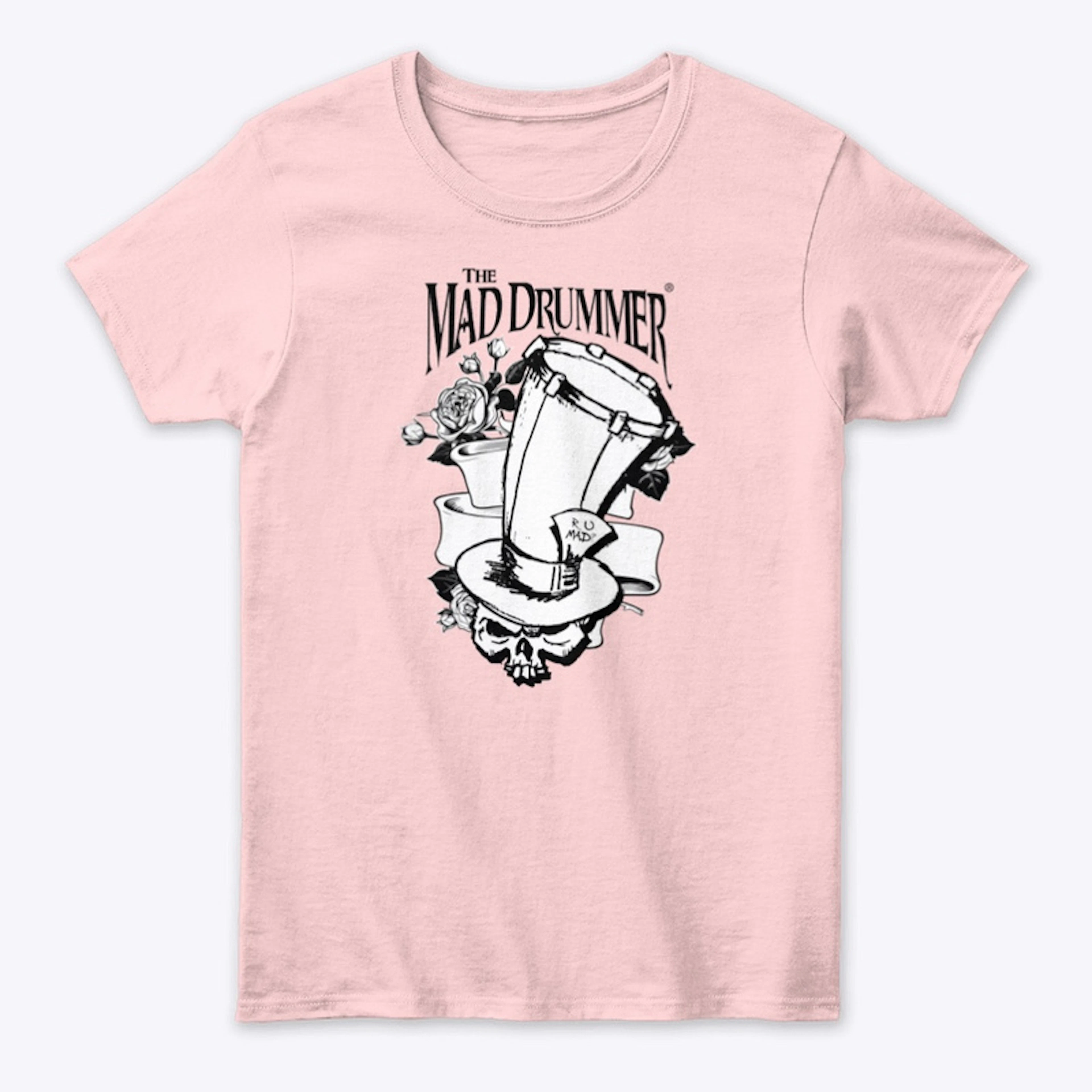Women's Top Hat Roses T- Shirt