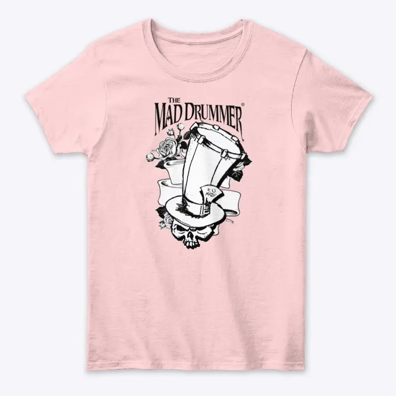 Women's Top Hat Roses T- Shirt