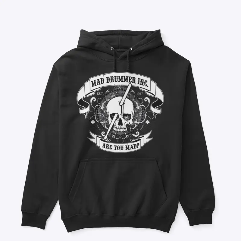 Skull Drumstick Pullover Hoodie