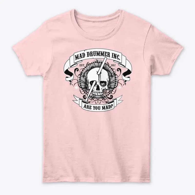 Women's Skull Drumstick T-Shirt